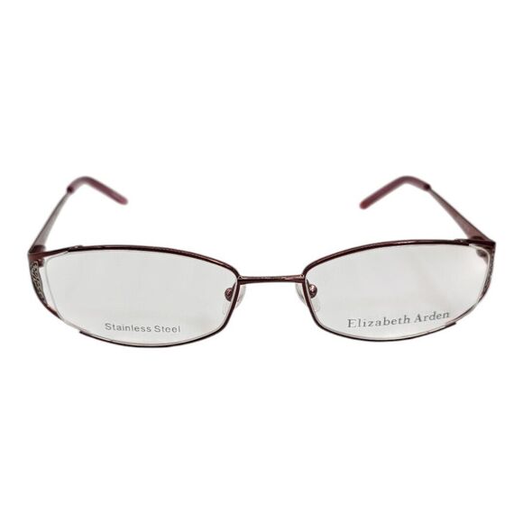 ELIZABETH ARDEN EA 1046 3 in Red Metallic 51-18-130 S/Steel Flex Hinges NEW - Picture 1 of 16